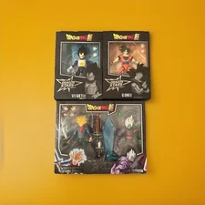Lot of 4 Bandai Dragon Ball Dragon Stars Super Goku, Vegeta, Trunks And Zamasu