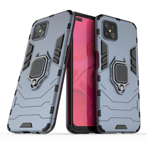 COVER CASE Per Oppo Reno 4z 5G Metall Forte Rinforzato AntiUrto Caduta Ferro Car - Foto 5 di 17