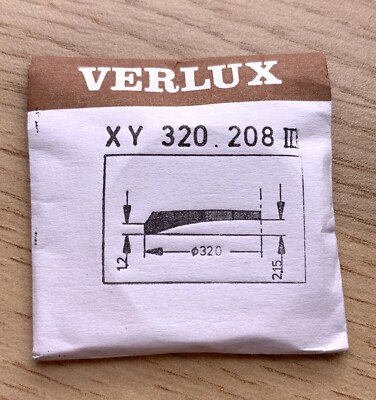 Neuer Verlux X Seiko Kristall Plexi XY 320.208 III Rund Spezialteil Plex