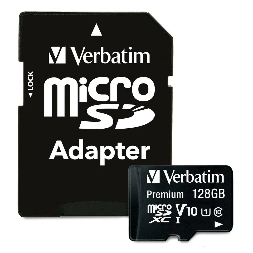 Verbatim Premium MicroSDXC Card 128GB 90MB/S Read Speed Class 10 UHS-1 - Image 2 of 2