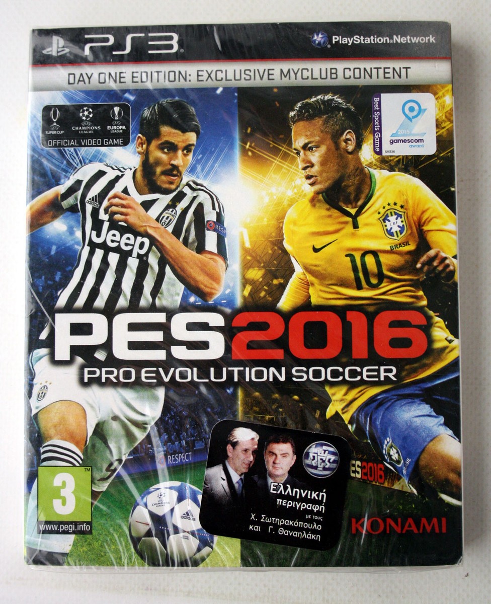 PlayStation 3 PES 2016 PRO EVOLUTION SOCCER PS3 Day One Edition