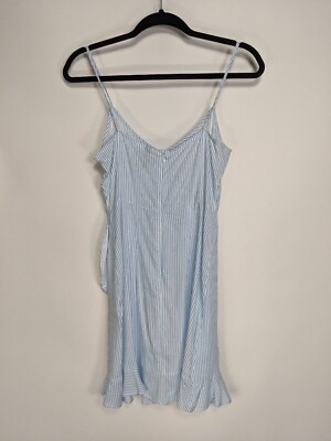 h&m blue white striped dress Birinit Deep Blue Stripe Dress 10