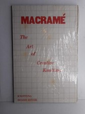 MACRAME' The Art of Creative Knotting Board Cover 18" x 12" wide New Sealed