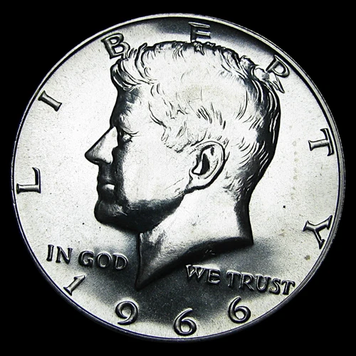 1966 SMS Kennedy Half Dollar --- Gem BU+ SMS Stunning Coin --- #791RB