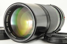  Excellent Canon NFD 200mm f/4 MF Fix Telephoto SLR For Canon FD w/ Caps READ