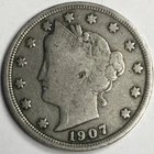 Photo of a 1907-P Liberty Nickel from an eBay listing that sold on Jul 19, 2026