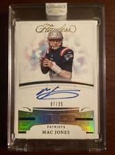 2021 Flawless MAC JONES Auto /25 Rookie Signatures FRS-MJO Patriots RC