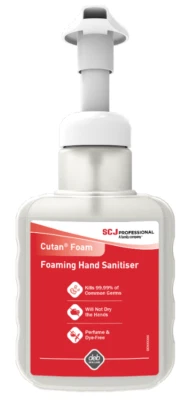 SC JOHNSON PROFESSIONAL DEB Cutan Instant FOAM Sanitiser (12 x 400ml) Pump Top
