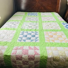 120 x100  Oversized King Handmade Cotton Quil...