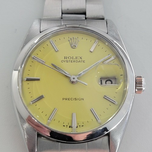Mens Rolex Oysterdate Precision Ref 
