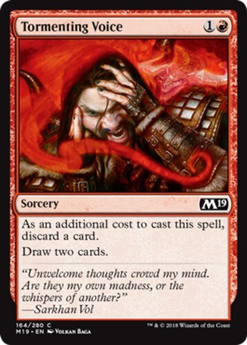 Tormenting Voice x4 - Magic 2019 - NM-Mint, English - Magic 2019 - Picture 1 of 1