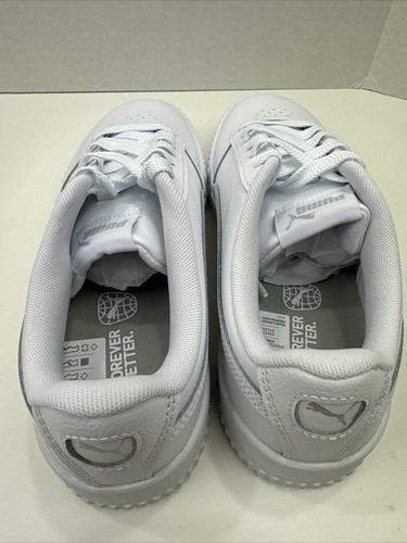Puma Carina Comfort Sneaker, White Silver Women's Size 9 M, NEW - Picture 5 of 12