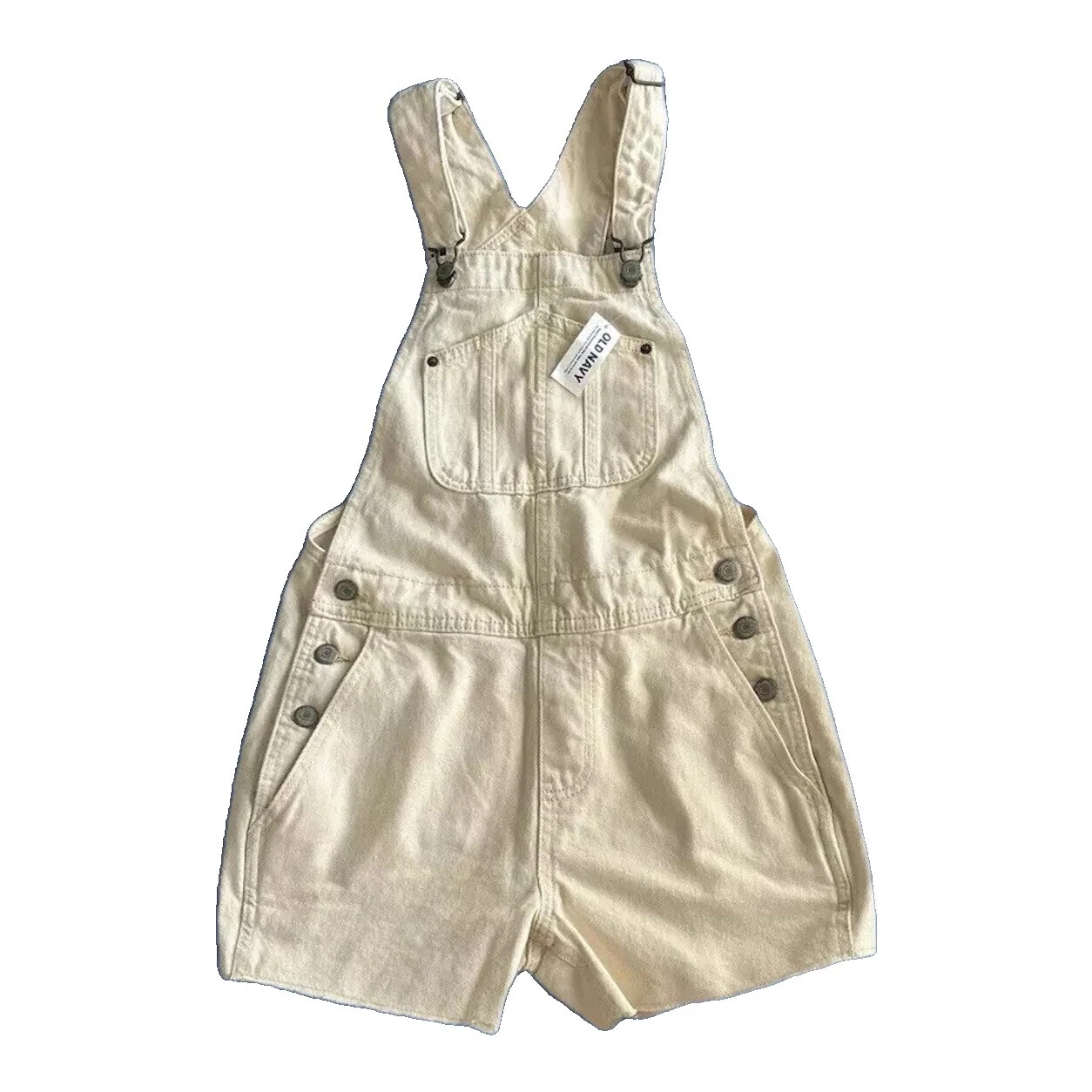 Overol Corto sólido Mujer Old Navy