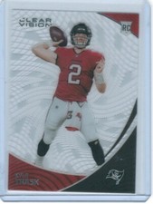 2021 Panini Chronicles #CVR-24 Kyle Trask Clear Vision Rookies Blue #/99