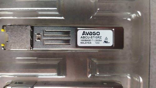 10u. Blister NEW/UNUSED Optical Transceiver AVAGO ABCU-5710RZ 1000BASE-T 1.25GBd - Imagen 2 de 4