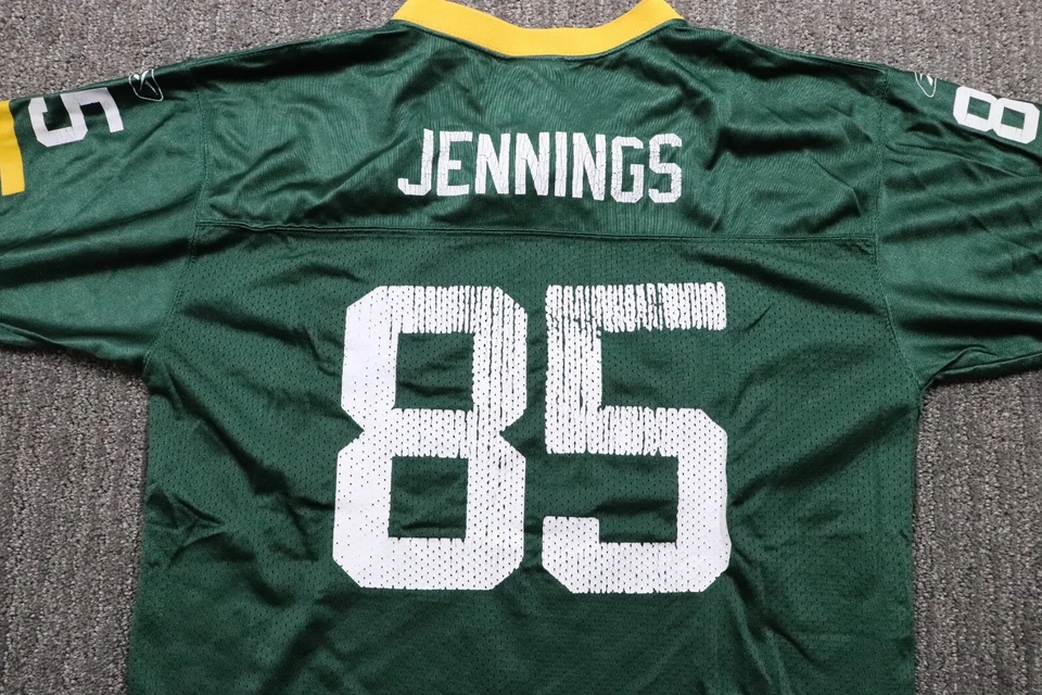 Green Bay Packers Greg Jennings #85 Jersey Boys XL NFL Football Outdoor Sports - Image 2 of 4