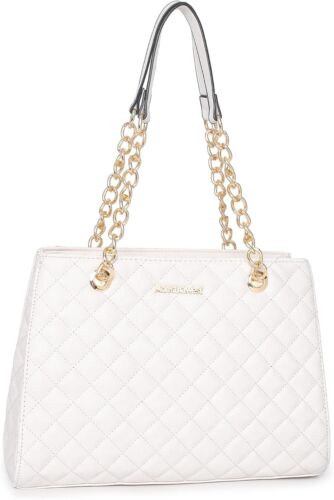 Montana West MEDIUM Chain Shoulder Bag for Women Hobo Handbags Tote 040beige