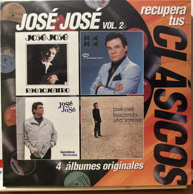Rare 4cds  Limited Edition Jose José Recupera tus clasicos originales Vol. 2 NEW