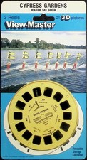 Cypress Gardens Water Ski Show FLORIDA 3d View-Master 3 Reel Packet NEW SEALED