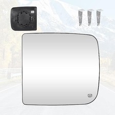 Towing Mirror Glass Driver Left Side, Fit For Dodge Ram Driver Side Left 