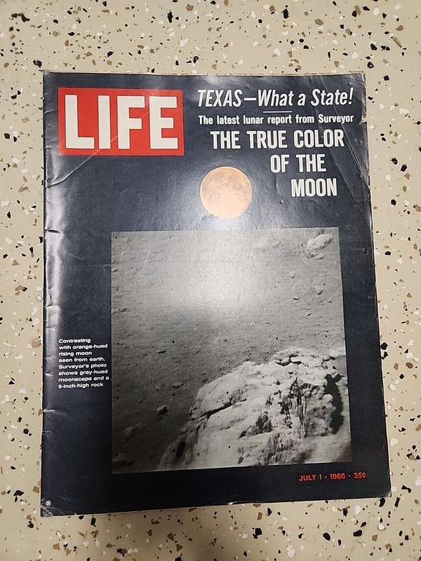 Life Magazine July 1 1966 60th Birthday Present Moon Issue