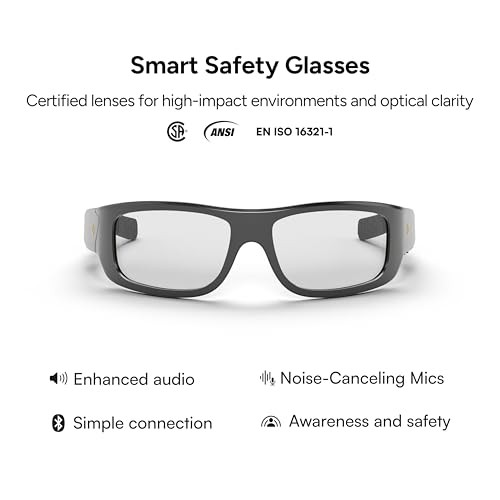 Lucyd Armor Smart Safety GlassesTR90 Bluetooth Smart Safety Glasses ANSI Z87.1