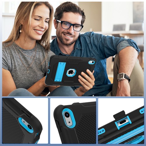 For iPad Air 11" 13" M3 2025 11th 10th 9th 8th Pro Mini Silikon Stand Cover Case - Picture 36 of 96