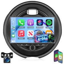 4G+64G Car Stereo for BMW Mini Cooper F55 F56 F57 2014-2019 W/ Wireless CarPlay
