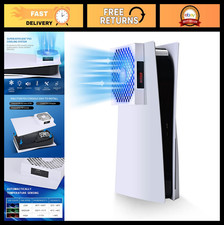 PS5 Cooling Fan System - Auto Temperature Control, Low Noise, 3 Speed RGB LED