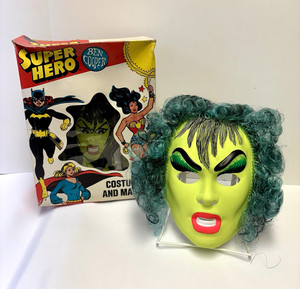 She-Hulk Ben Cooper Halloween Costume Mask Box Super Hero Marvel Comics 1980