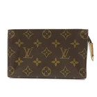 Louis Vuitton Monogram Pouch for Bucket PM Bag Accessory Pouch Brown Used F/S