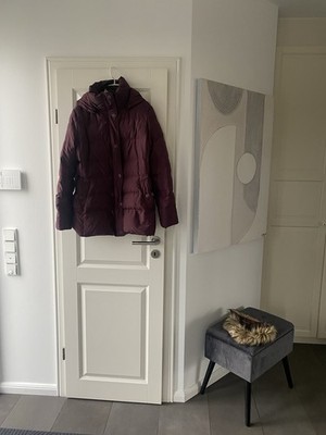 Hilfiger Daunenjacke bordeaux xl pobedeckend hervorragender Zustand Damen
