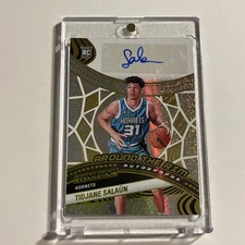 2024-25 Panini Revolution Tidjane Salaun Around the Rim Auto RC #ATR-TJS Hornets