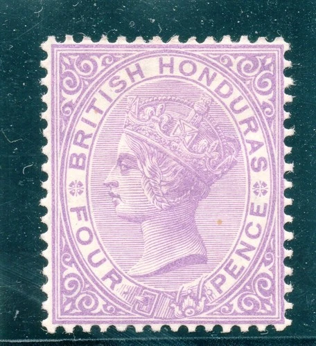 British Honduras 1882 4d mauve SG 20 mint.CV £100