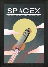 Ordinary to Extraordinary Framed Wall Art Poster Canvas Print Picture