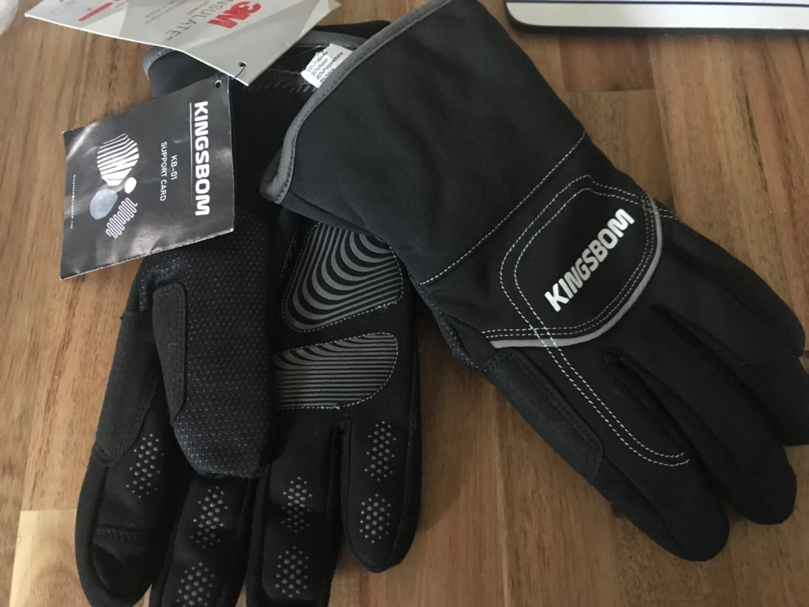 KINGSBOM -40℉ Waterproof & Windproof Thermal Gloves - 3M Thinsulate Winter UK M