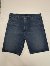 Levi s 469 Men s Loose Denim Shorts Blue Jean W40 L12 Baggy Skate Y2K