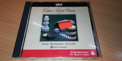  ️CDTV Commodore AMIGA - Classic Board Games - Schach Dame Backgammon