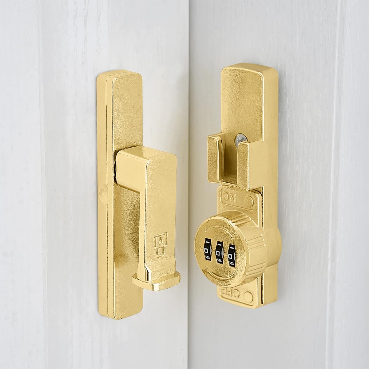 90 Degree Flip Latch Lock with Combination Lock for Barn Gate Garage Shed