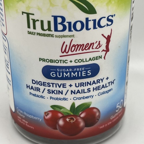 TruBiotics DAMEN Probiotikum + Kollagen 50 zuckerfreie GUMMI Cran-Himbeere - Bild 2 von 6