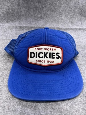 Dickies Hat Cap Snap Back Mens One Size Blue Mesh Trucker Casual Workwear