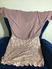 Mauve Layered Dress Chiffon Style Evening Dress
