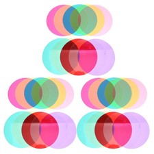 30 Pcs Calibration Gel Filters Color Gels for Lights