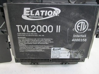 Elation Professional TVL2000 II LED Array Panel One dead Warm LED
