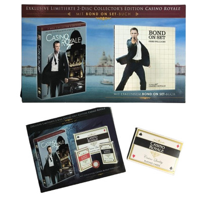     2 Editionen JAMES BOND 007 CASINO ROYALE | DVD | Collectors | Poker Buch