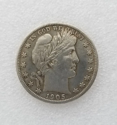 Nice 1905-S Barber Half Dollar 50c High Grade A++++