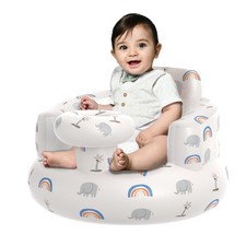 Inflatable Baby Floor Seat, Suitable for 3 Months and Up, Foldable Baby Chair...