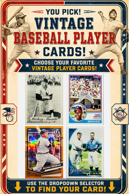  You Pick Vintage Baseball Legends Cards | Mantle Aaron Mays Killebrew & More