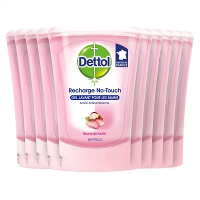 [3025665-10] DETTOL Lot de 10 Nos Touch recharge Beurre de Karité Flacon de 2... - Photo 1/4