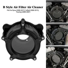 Matte Black Air Cleaner Filter Gray Intake For Harley 2000-2015 Fat Boy Breakout